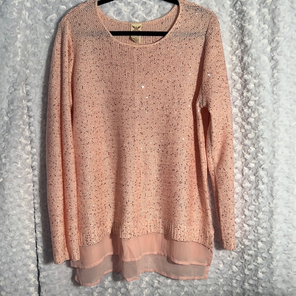 Tiny sequins all over